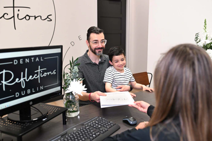 Invisalign consultation at Dental Reflections Dublin in Dublin, OH